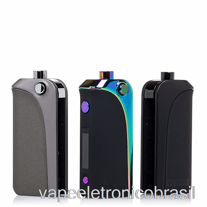 Vape Recarregável Cartisan Tech Keybd Neo 510 Bateria Branca / Menta